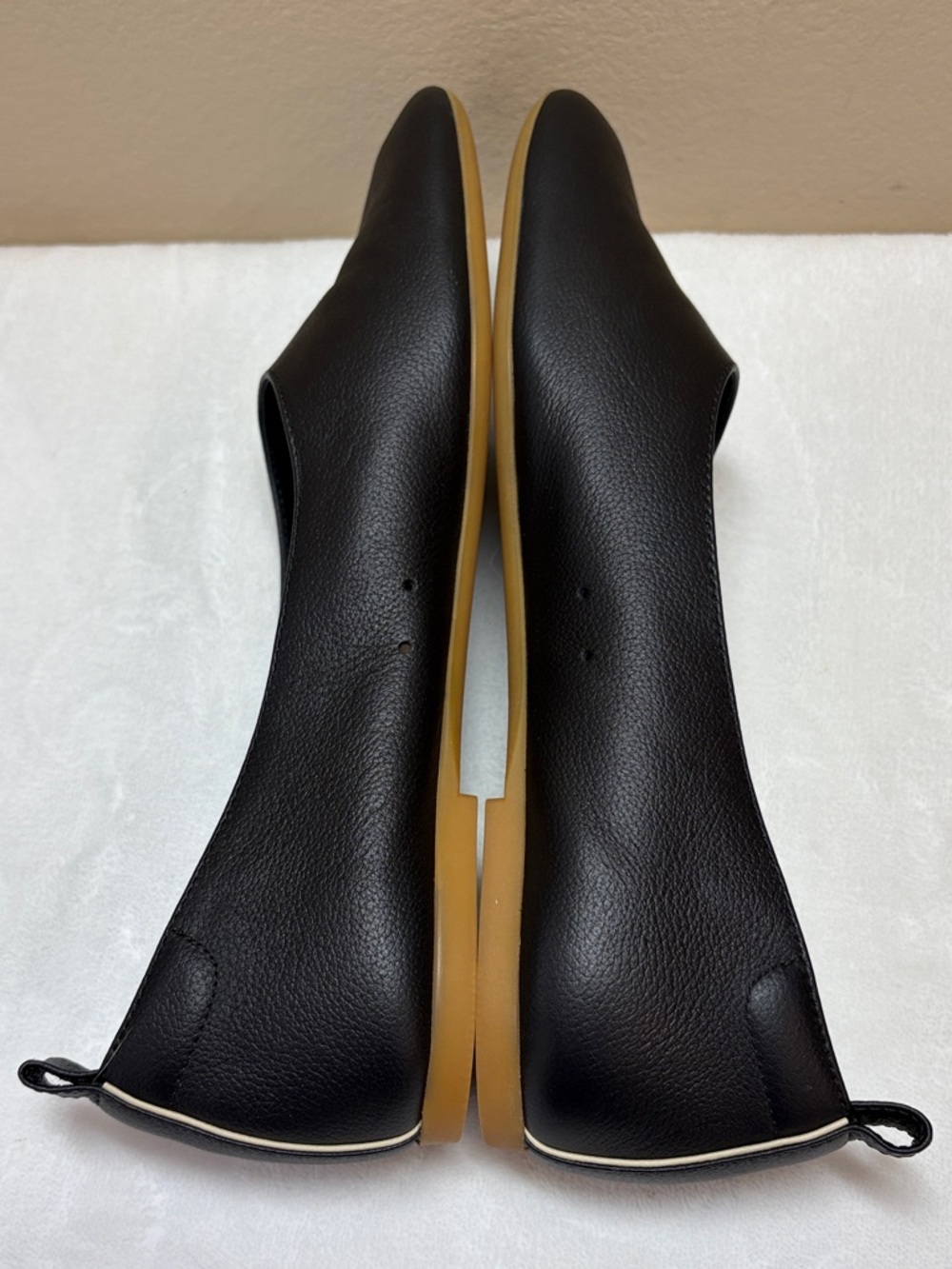 EVERLANE Black Leather Day Glove Italian Leather Ballet Flats, 7.5 - Picture 7 of 12
